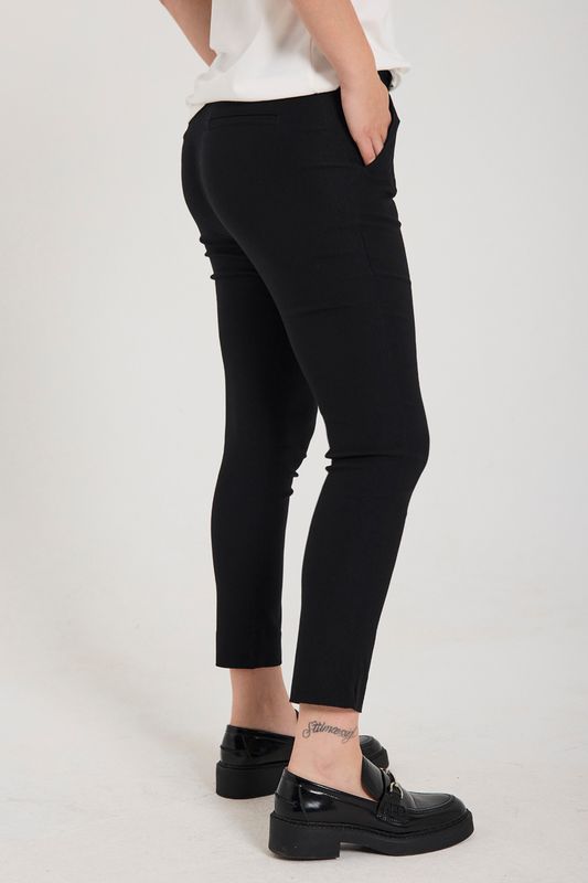 Fqsolvej Twill Pant Black