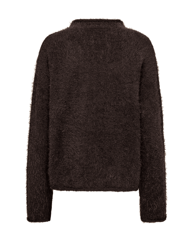 Freequent Fqcat Fluffy Strikkegenser Brun