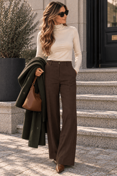 Hovedbilde Freequent Fqreno Dressbukse Brun 32