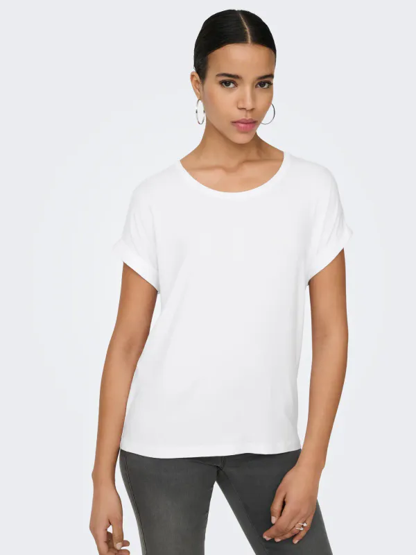 Only Onlmoster T-shirt Hvit