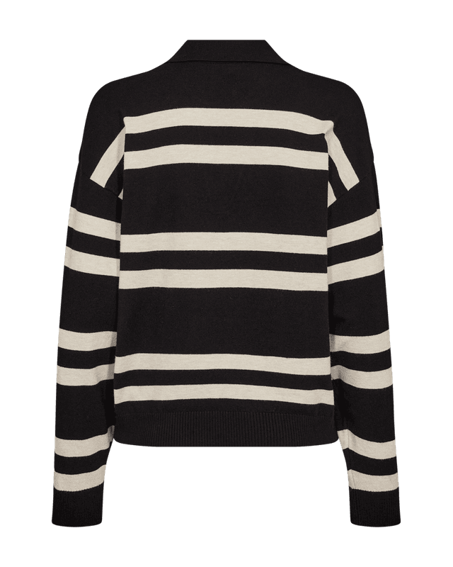Fqflow Pullover Black Moonbeam Melange