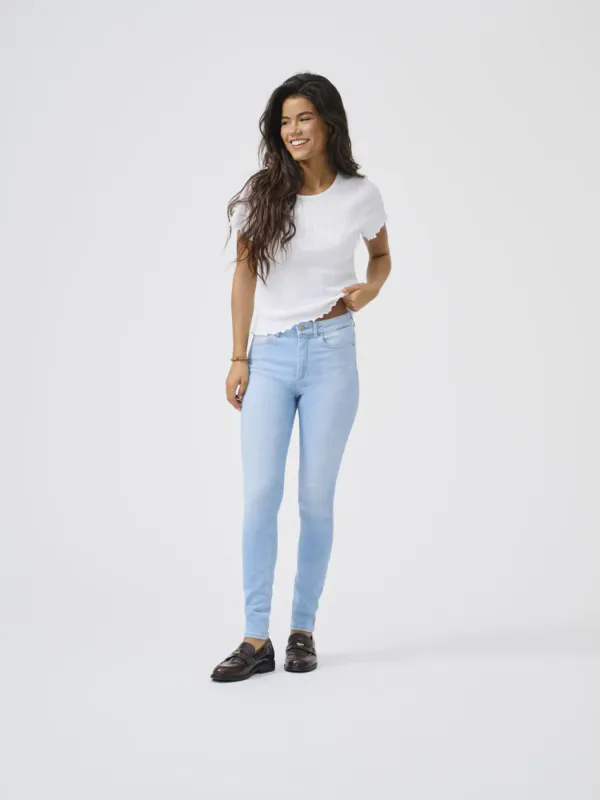Only Onlblush Highwaist Skinny Jeans Lys Blå 30