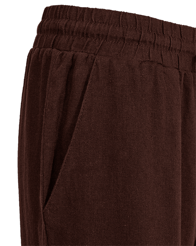 Freequent Fqlava Ankle Pants Brun