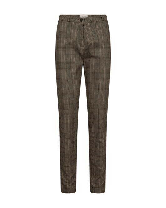 Hovedbilde Fqsolvej Pants Check Pattern Black/Morel