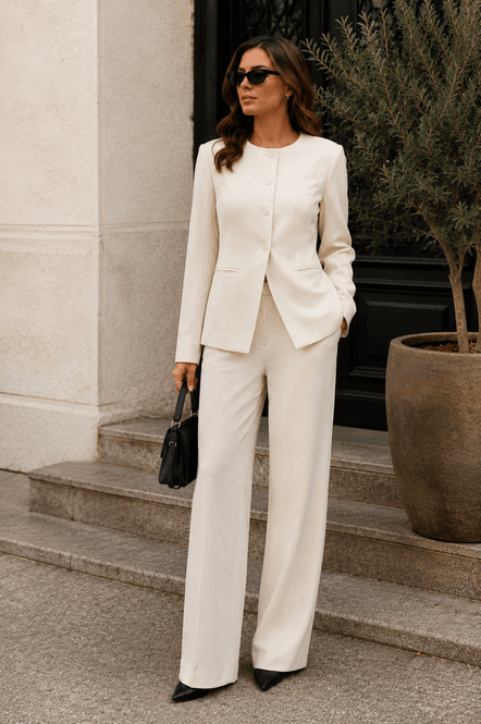 Hovedbilde Vero Moda Vmbecca Dressbukse Offwhite