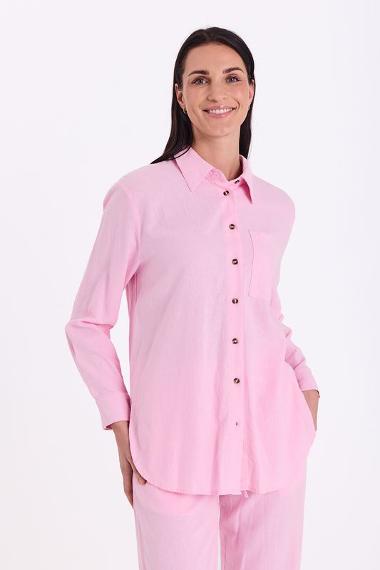 Freequent Fqlava Skjorte Rosa