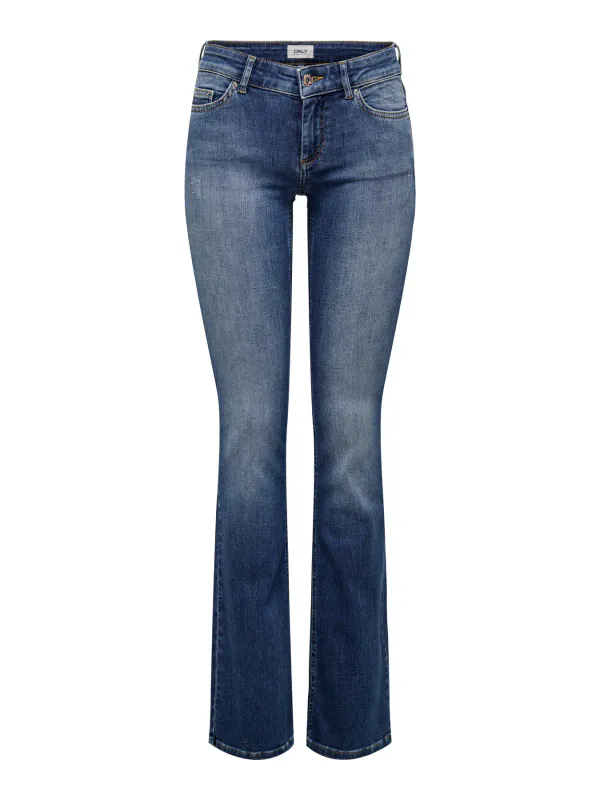 Only Onlblush Low Waist Flared Jeans Medium Blå 30
