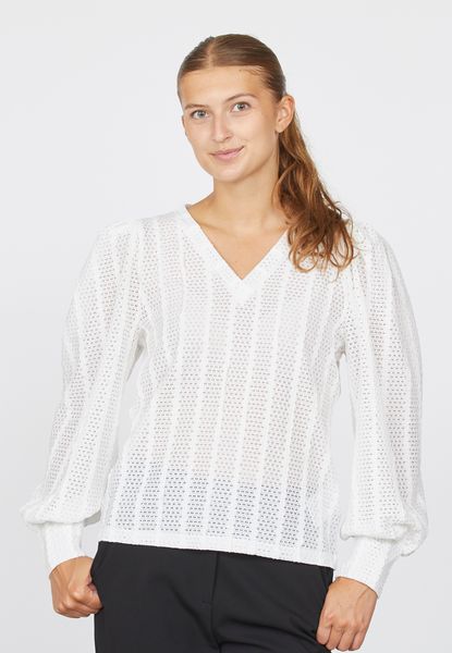 Eina V-Neck Offwhite