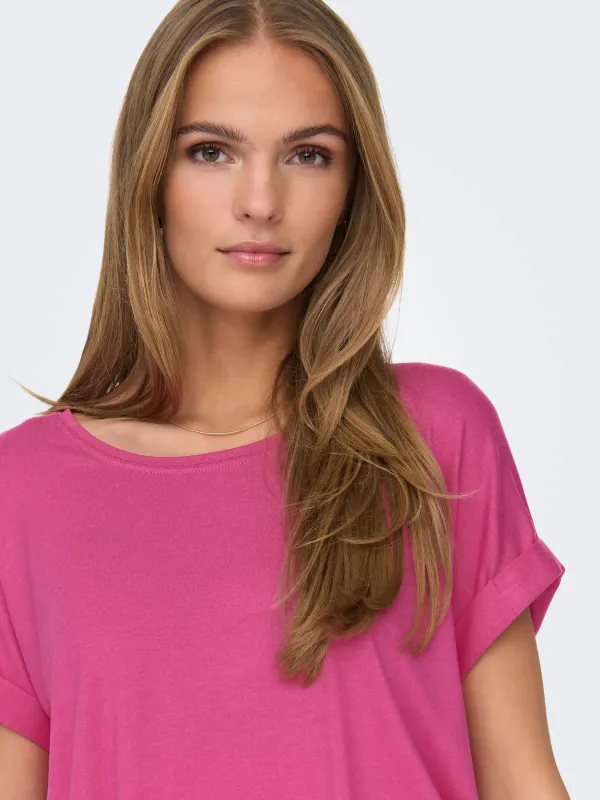 Only Onlmoster T-Skjorte Knall Rosa