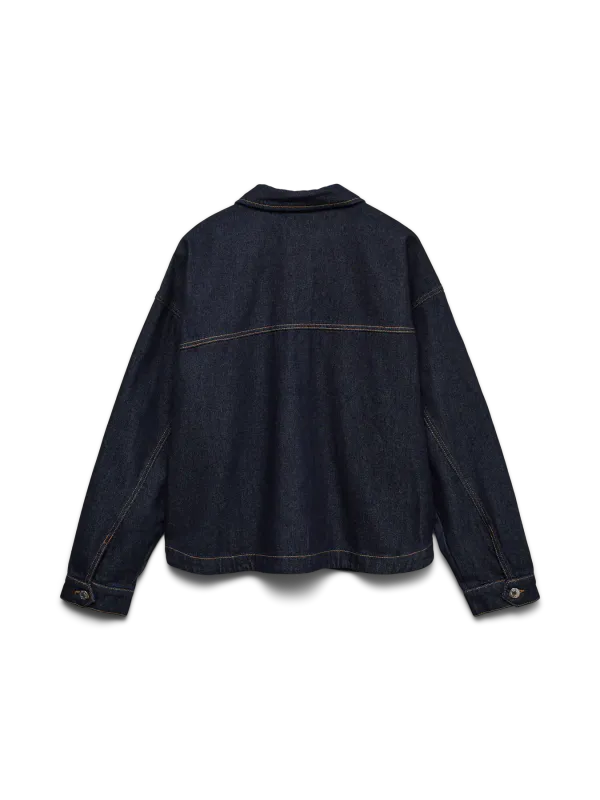 Vero Moda Vmjamie Denim Shacket Dk.Blue 