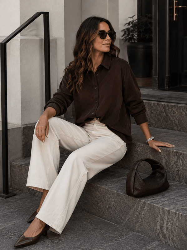 Vero Moda Vmkatty Skjorte Brun