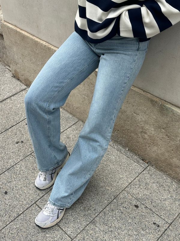 Vmtessa High Waist Wide Jeans Light Blue 32