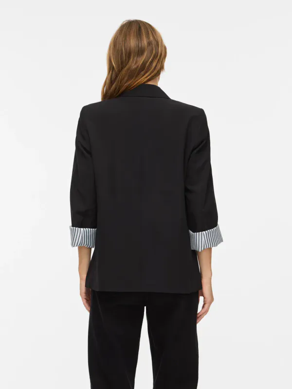 Vila VIBonnie Blazer Stripete Oppbrett Svart