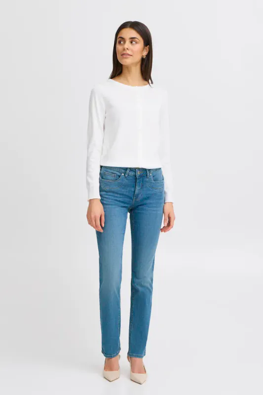 Frover Tessa Jeans Straight Lt.Blue