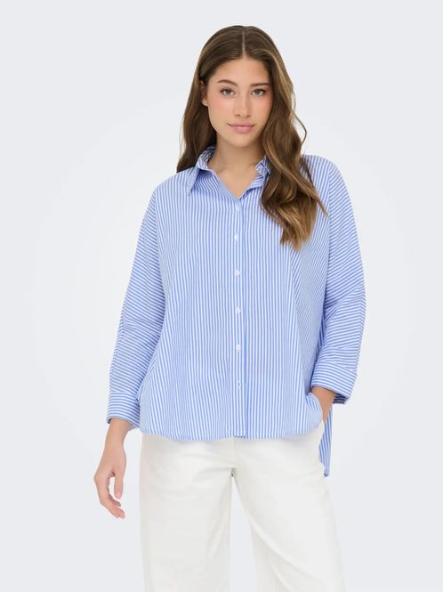 Hovedbilde Only Onlgrace Bersa Blå Stripet Skjorte 