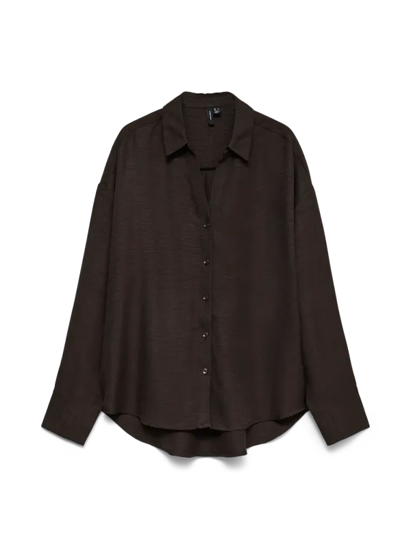 Vero Moda Vmmelaney Skjorte Brun