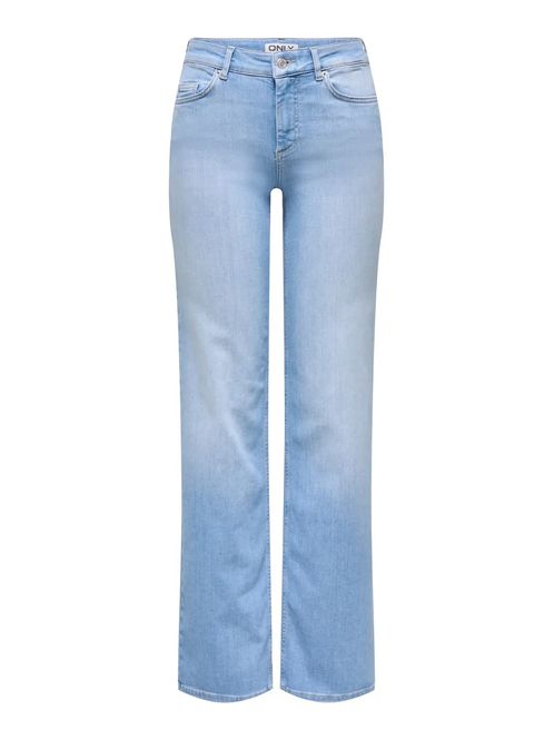 Hovedbilde Only Onlblush Mid Waist Straight Jeans 32 Lys Blå